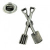 Pin de Solapa Pala y Rastrillo 25x15mm