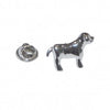 Pin de Solapa Perro 3D Plateado