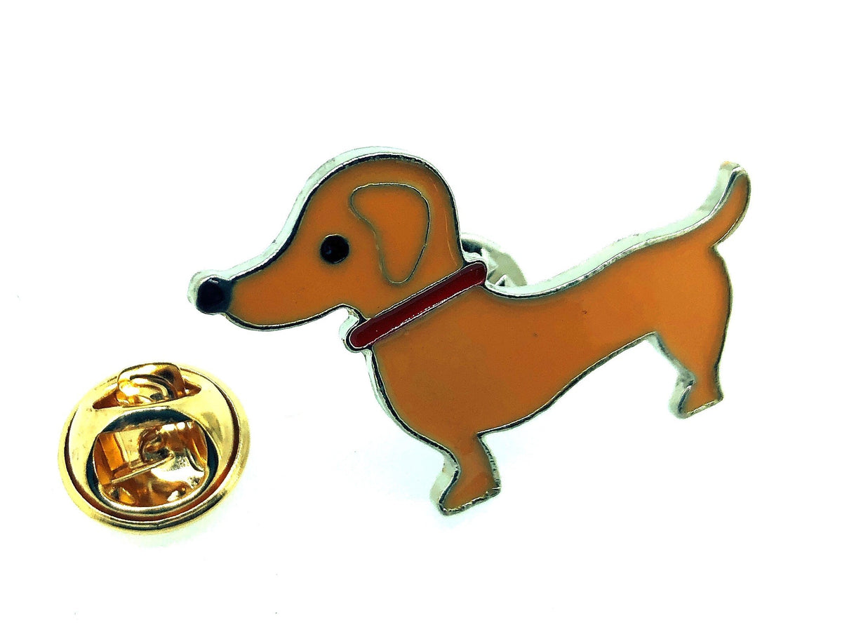 Pin de Solapa Perro Salchicha 35x22mm
