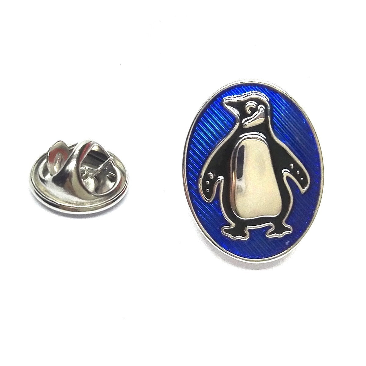 Pin de Solapa Pingüino Ovalado