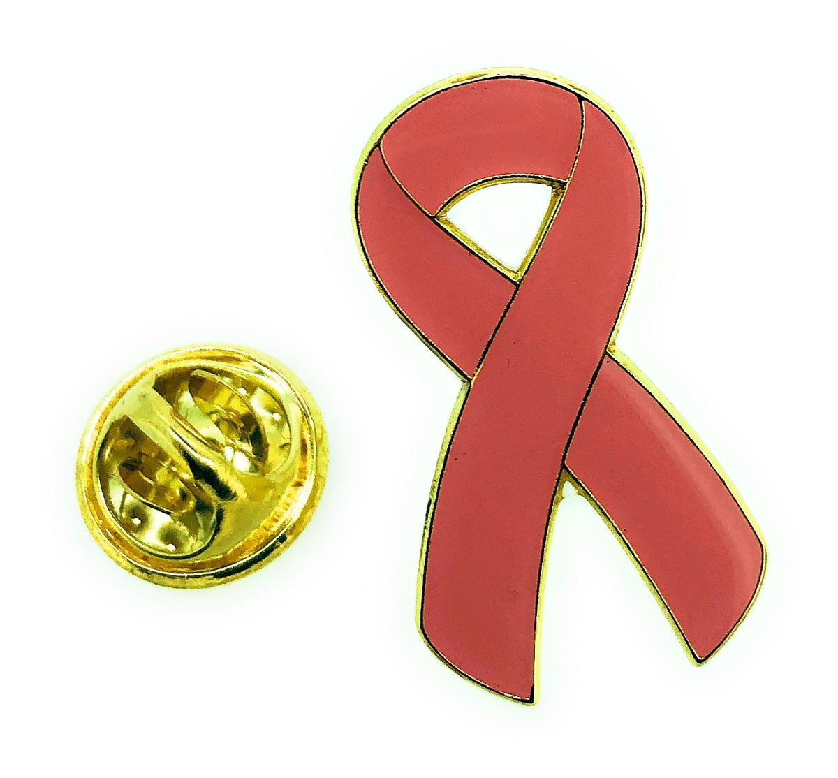 Pin de Solapa Pink Ribbon-Lazo Rosa