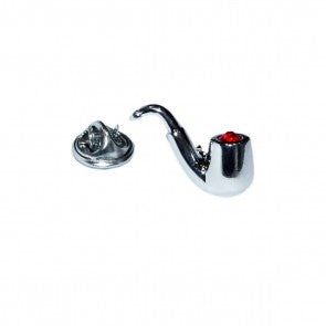 Pin de Solapa Pipa de Fumar Encendida