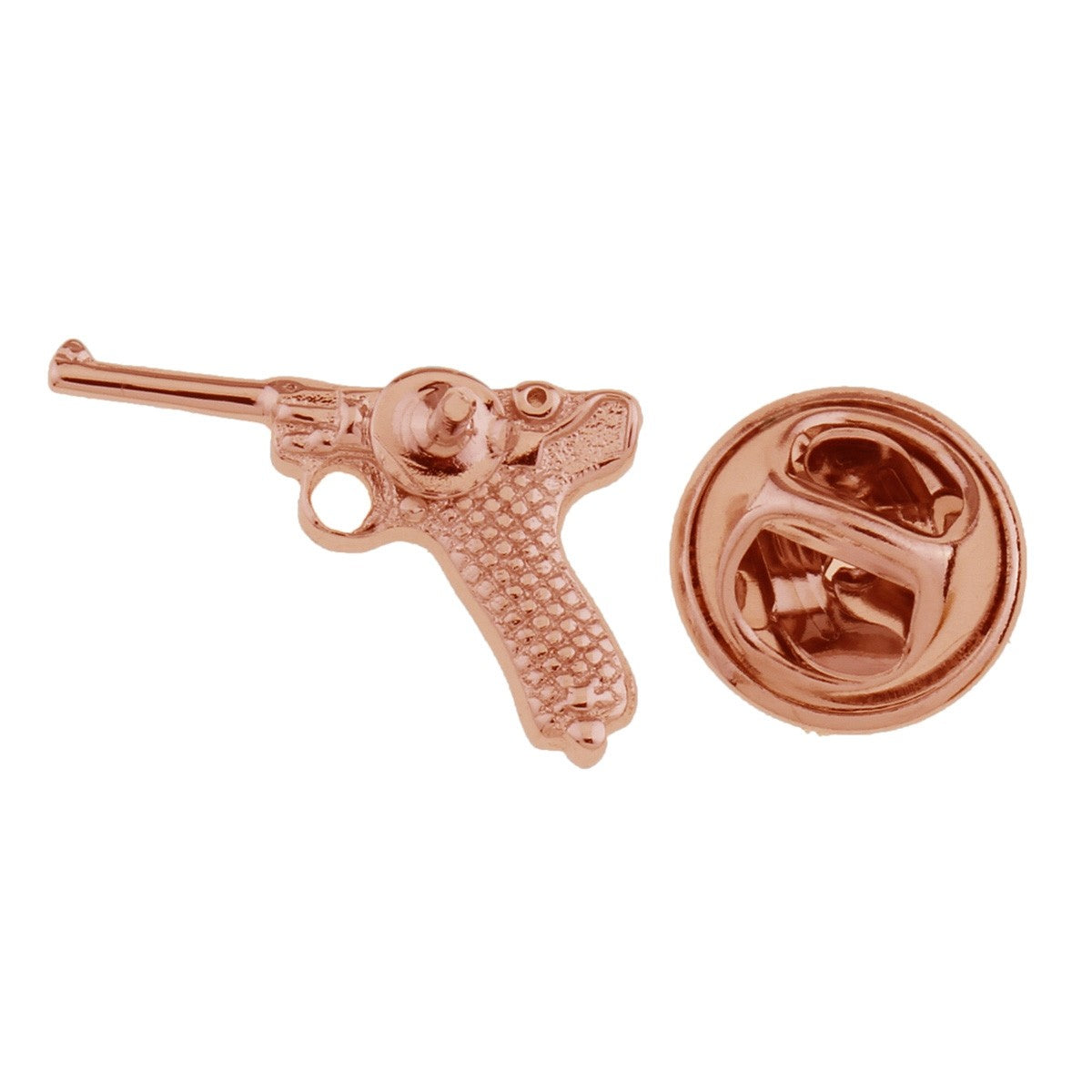Pin de Solapa Pistola Luger Rosé