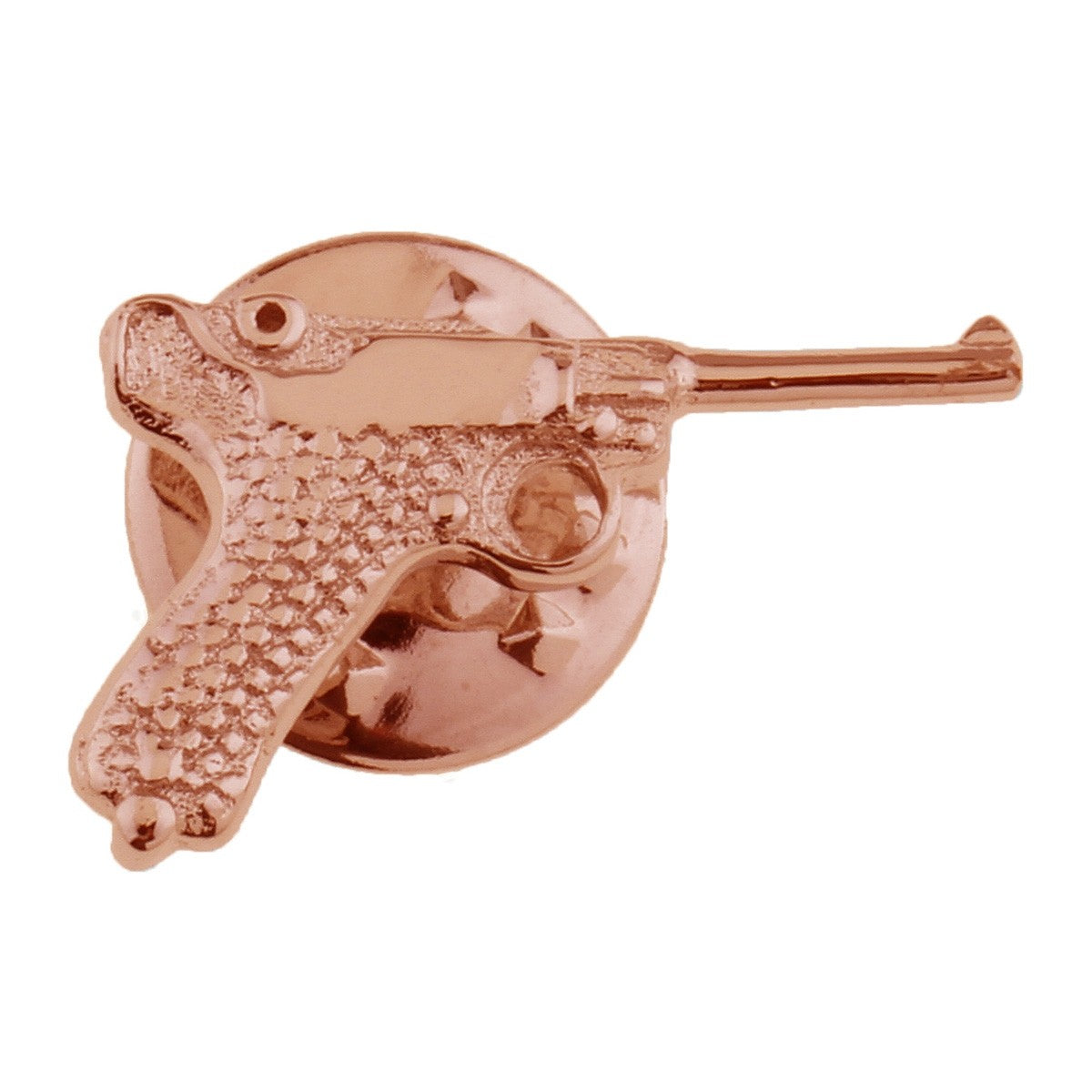 Pin de Solapa Pistola Luger Rosé