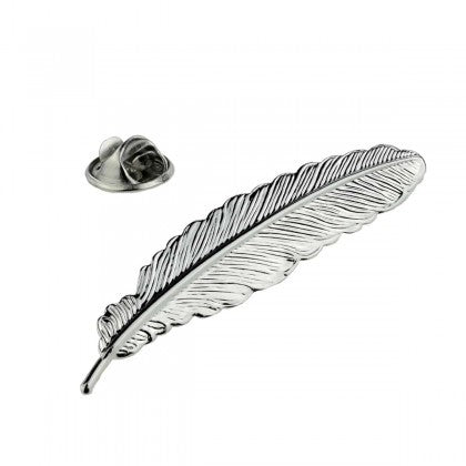 Pin de Solapa Pluma 50x10mm
