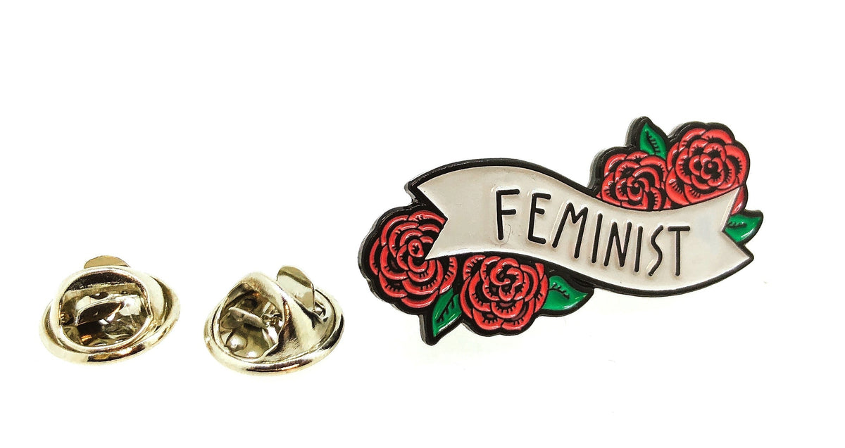 Pin de Solapa Proud Feminist 40x15mm