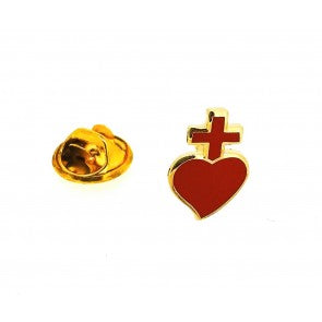 Pin de solapa Sagrado Corazón 15x10mm