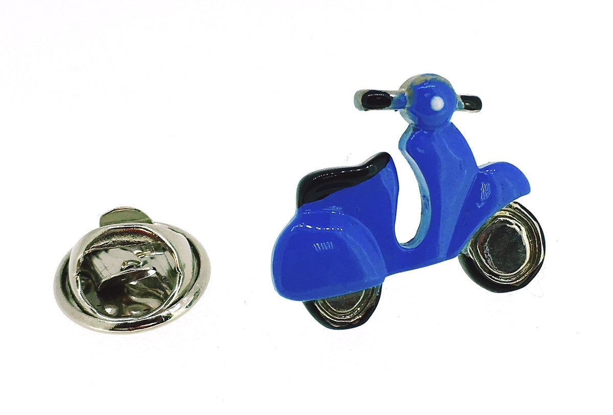 Pin de Solapa Scooter Azul