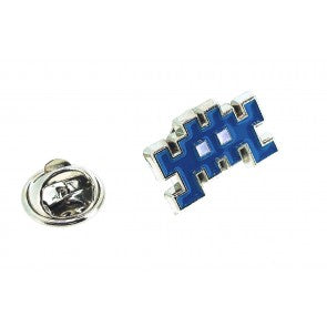 Pin de Solapa Space Invaders 8 bits Blue