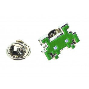 Pin de Solapa Space Invaders 8 bits Dark Green