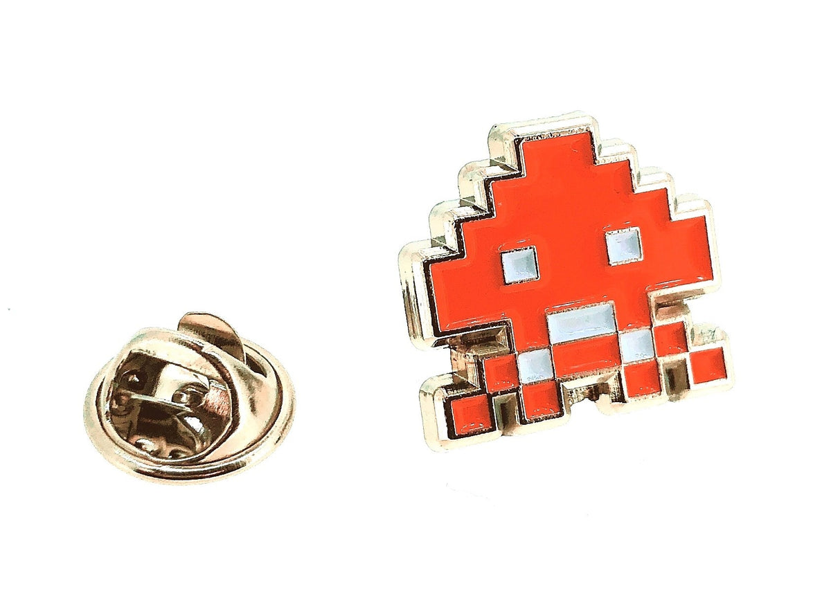 Pin de Solapa Space Invaders 8 bits Orange