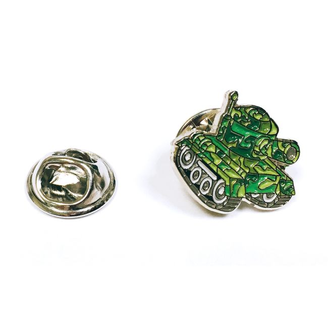 Pin de Solapa Tanque Militar Funny
