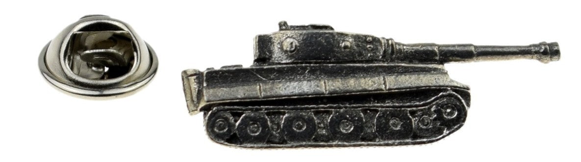 Pin de Solapa Tanque Panzer Plateado