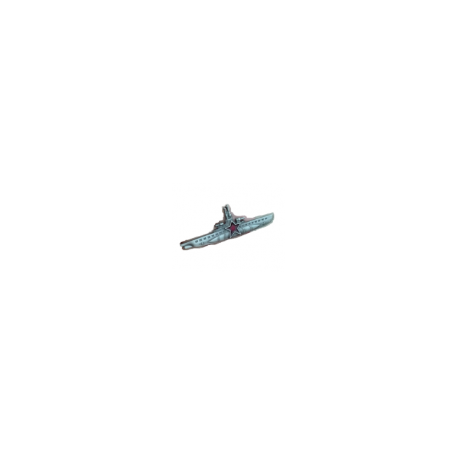 Pin de Solapa USSR Submarine Commander 70X23mm Recreación Histórica-Réplica Militar