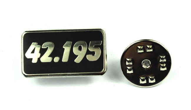 Pin de traje distancia maratón runner marathon lapel pin