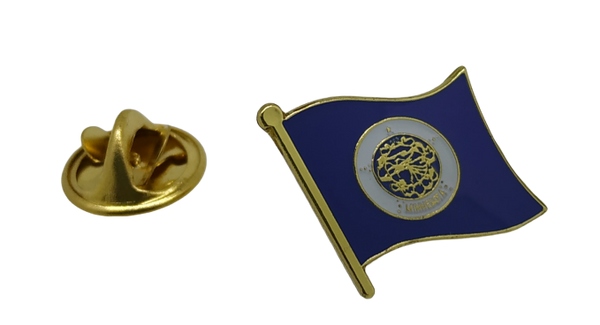 Pin de Solapa Bandera Estado Minnesota 15x10mm