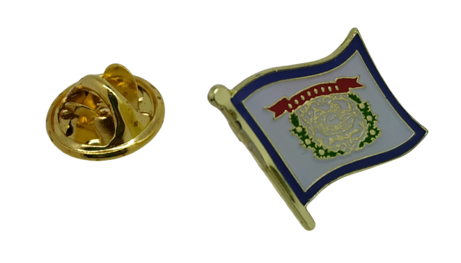 Pin de Solapa Bandera Estado West Virginia 15x10mm