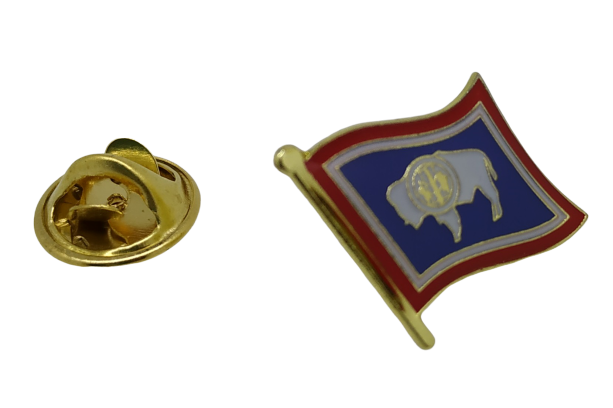 Pin de Solapa Bandera Estado Wyoming 15x10mm