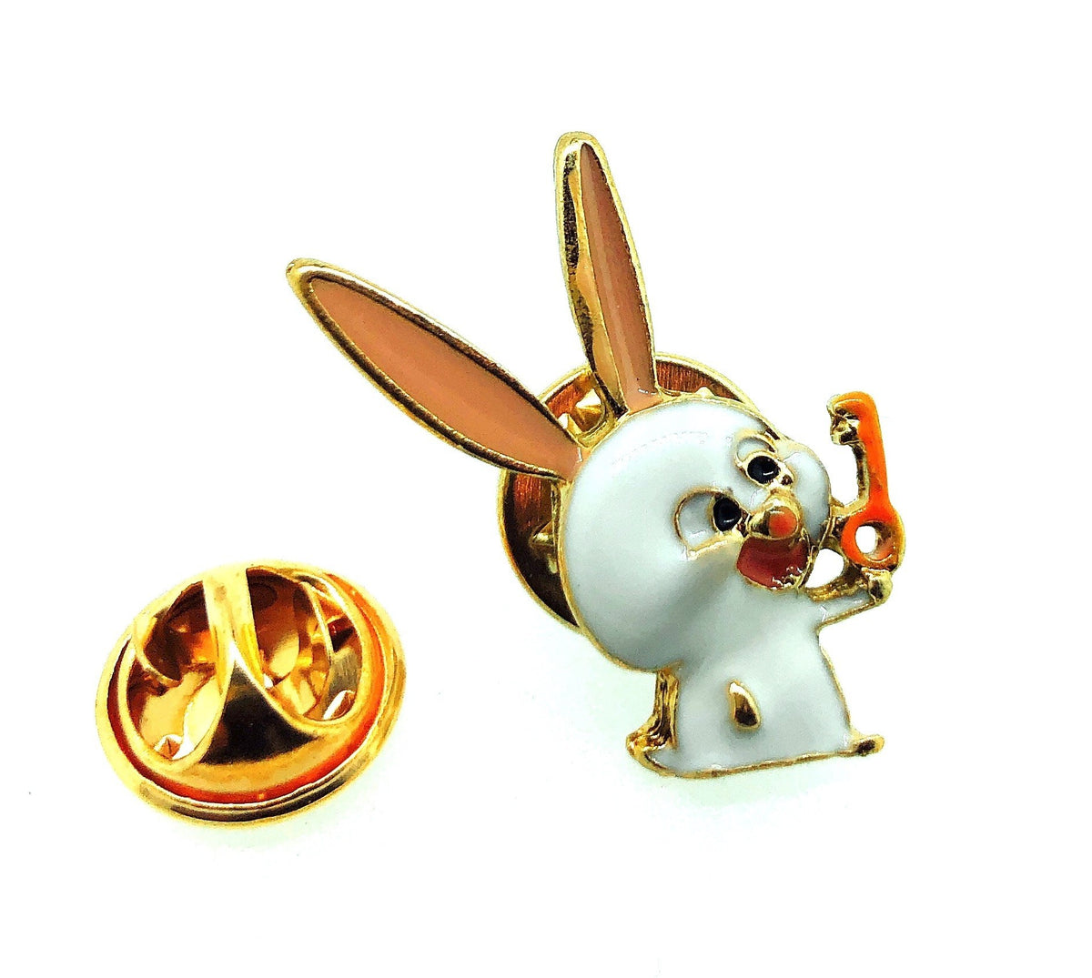 Pin Solapa Mascotas Conejo Snowball