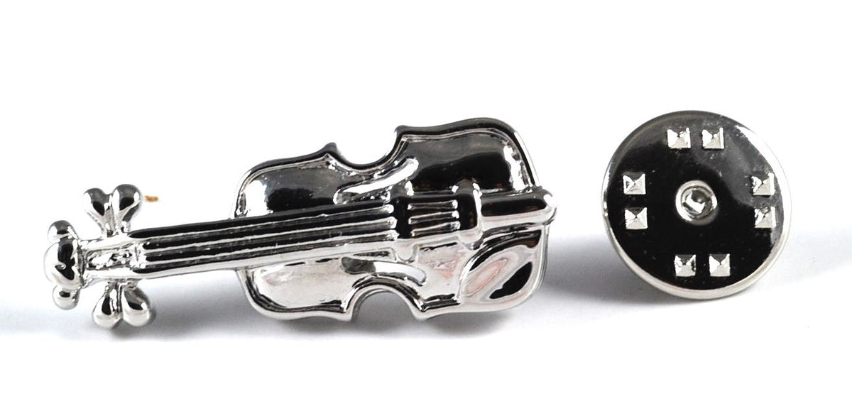 Pin Violín Acero
