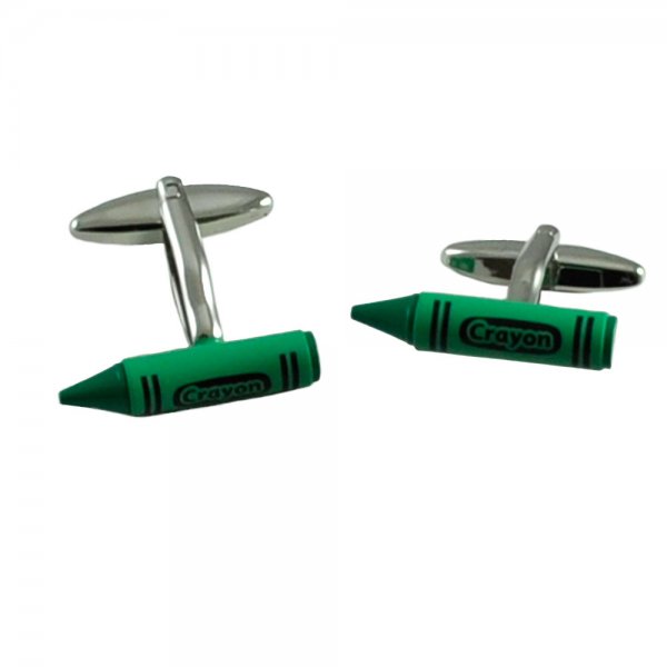 Gemelos Pintura de Cera Verde - Crayon Green