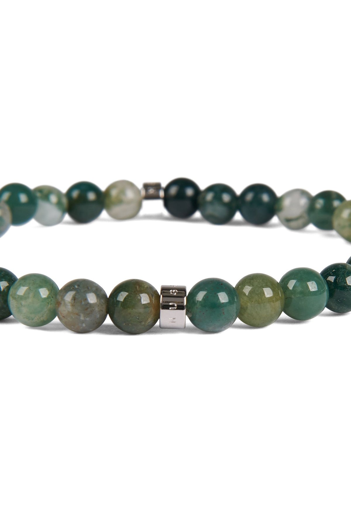 Pulsera de Piedras ágata Hugo Boss Modelo Bastian Talla M 20,5 cm