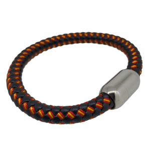 Pulsera P.U y Cabo España Black 21cm