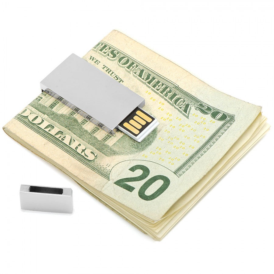 Money Clip 8 GB Ravi Ratan Stainless Steel