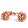 Gemelos de Camisa Borla Secession Rose Gold Plated Cufflinks
