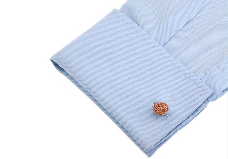 Gemelos de Camisa Borla Secession Rose Gold Plated Cufflinks