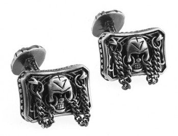 Gemelos Gothic Skull Chain