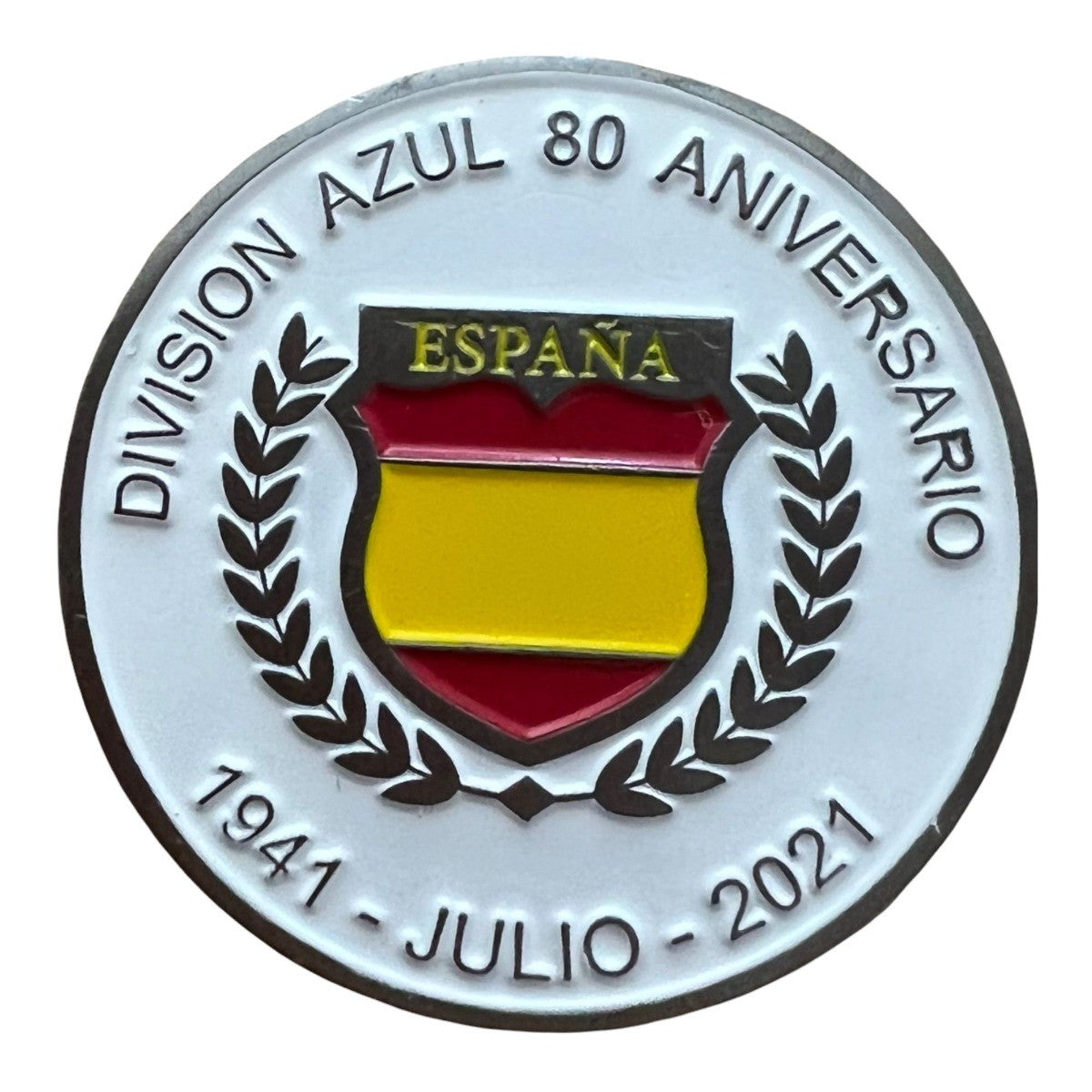 Moneda sencilla Conmemorativa80 aniversario División Azul