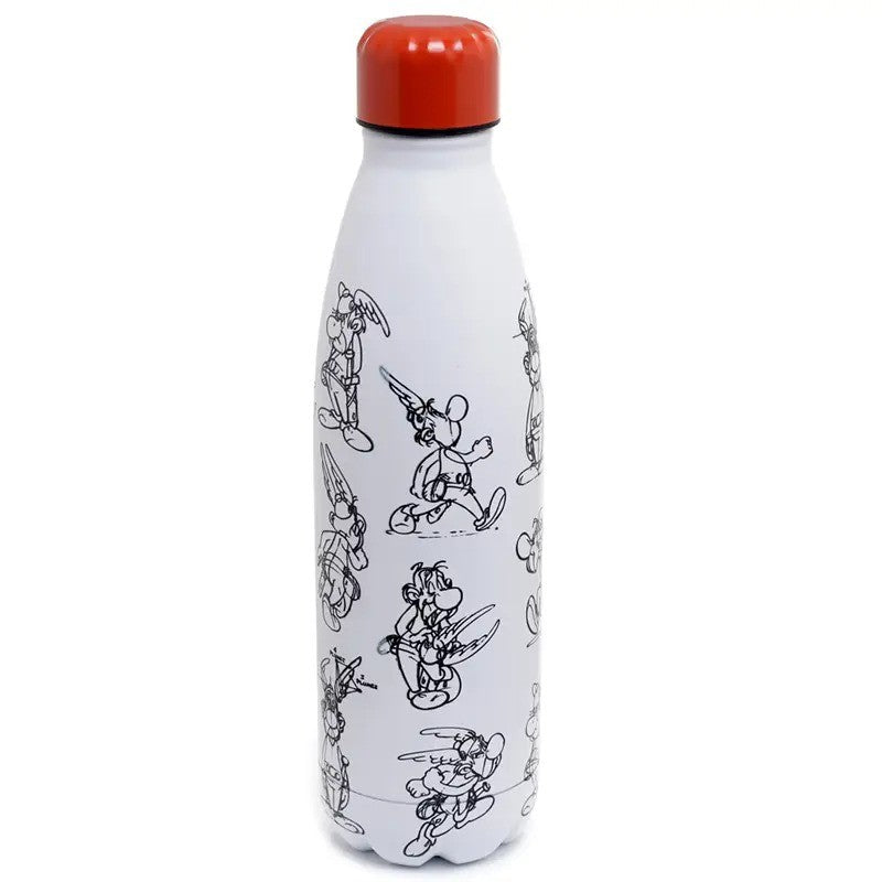 Botella de agua de acero inoxidable producto oficial de Obelix y Asteríx 500ml