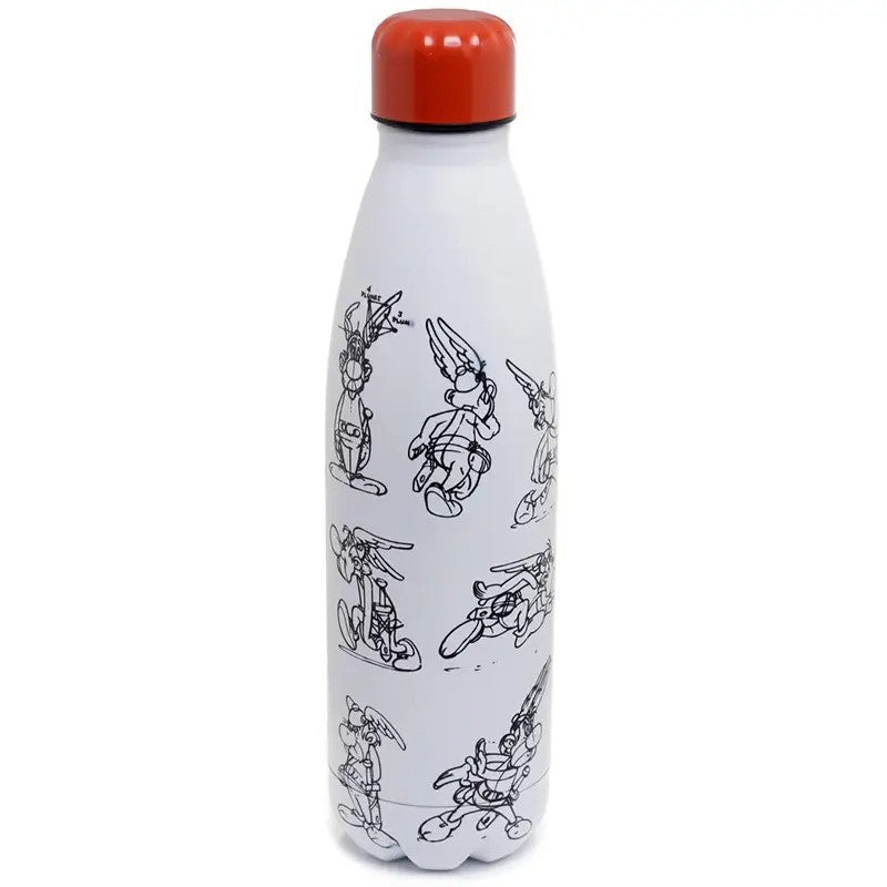 Botella de agua de acero inoxidable producto oficial de Obelix y Asteríx 500ml