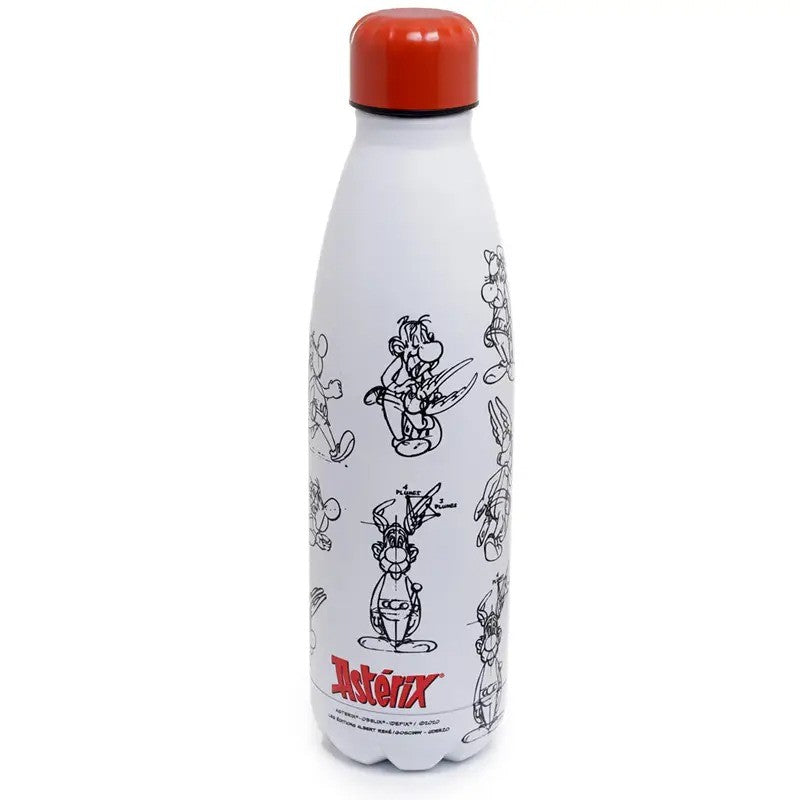 Botella de agua de acero inoxidable producto oficial de Obelix y Asteríx 500ml