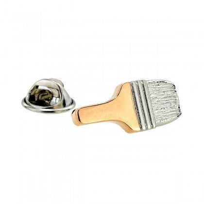Pin de Solapa Brocha Pintor 25x10mm