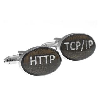 Gemelos para camisa HTTP TC/IP Informatico Web 01