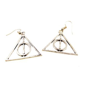 Pendientes Reliquias de la Muerte Harry potter 30x27mm - Gemelolandia