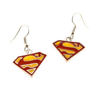 Pendiente Superman original colour 22x15mm - Gemelolandia