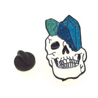 Pin de solapa Calavera Piedras preciosas mod 2 32x18mm - Gemelolandia