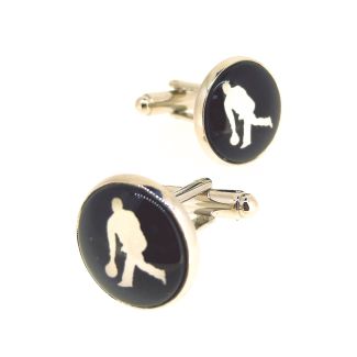 Gemelos de Camisa Magglass Jugador Bolos16 mm - Gemelolandia