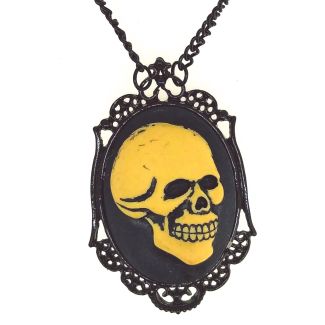 Colgante Calavera en Marco 58x38mm - Gemelolandia