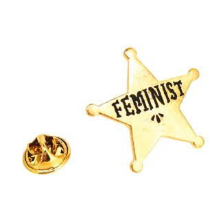 Pin de solapa Sheriff Feminist 28mm - Gemelolandia