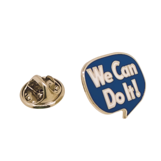 Pin de Solapa We Can Do It! 18x16mm - Gemelolandia