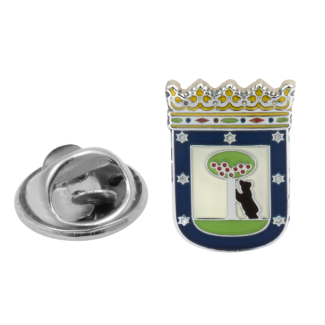 Pin de solapa del Escudo Ciudad de Madrid - Gemelolandia