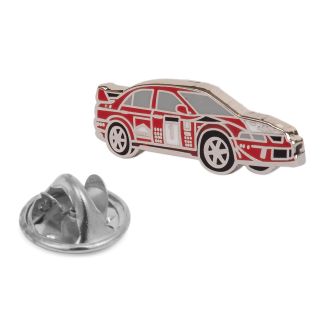 Pin de solapa coches de carrera rojos - 20x7mm