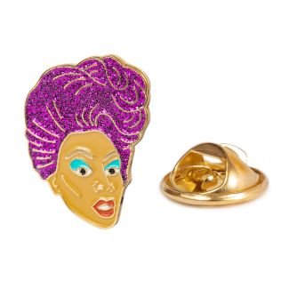 Pin de solapa de RuPaul Drag Race- 30x25mm - Orgullo Drag - Drag Icon