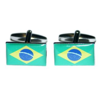 Gemelos para Camisa Bandera de Brasil