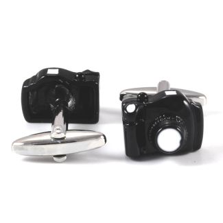 Gemelos para Camisa Camara Reflex Negra 02