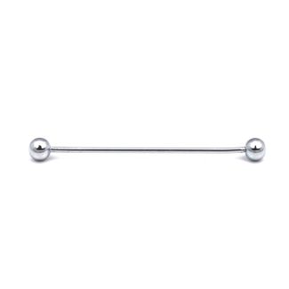 Collar Bar Alfiler de Cuello Steel Rounded End Model II 01